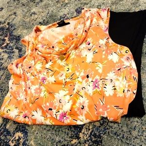 Pink Floral Sleeveless Top